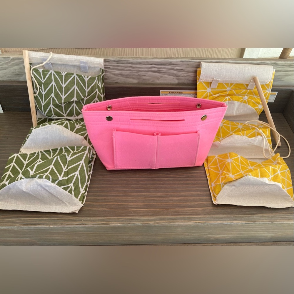 Bundle: Felt Purse Organizer, 2 Hanging Organizers